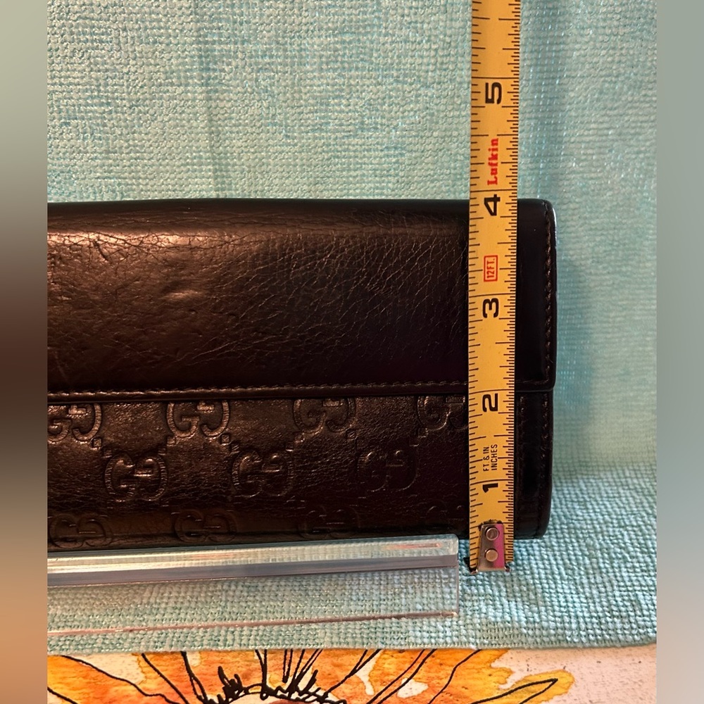 Gucci Black Leather Long Wallet - Picture 14 of 14